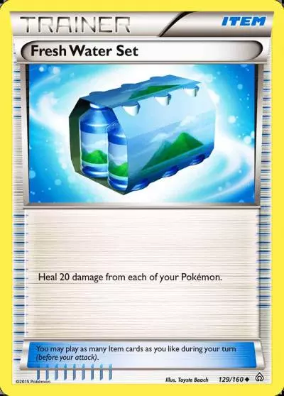 Fresh Water Set 129/160 Primal Clash Pokemon card