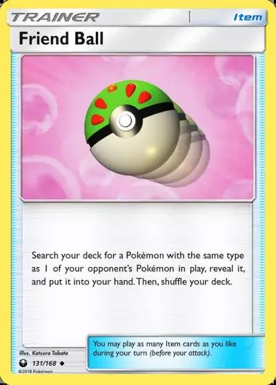 Friend Ball 131/168 Celestial Storm Pokemon card