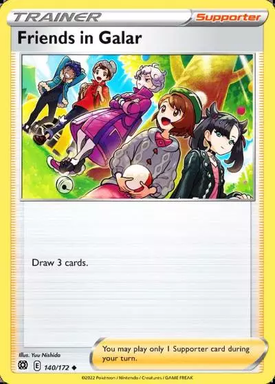 Friends in Galar 140/172 Brilliant Stars Pokemon card