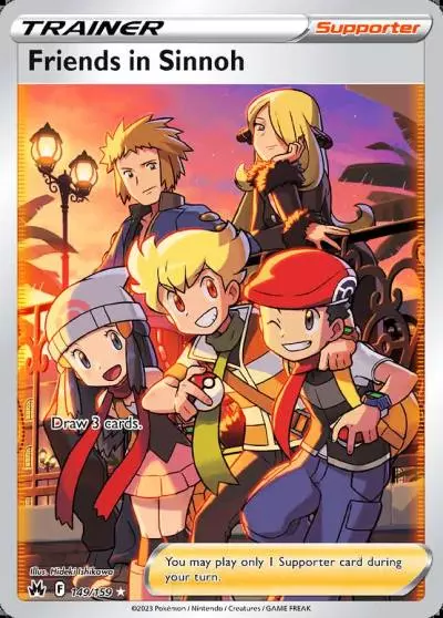 Friends in Sinnoh 149/159 Crown Zenith Pokemon card