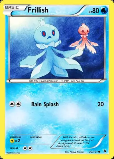 Frillish 30/101 Noble Victories Pokemon card