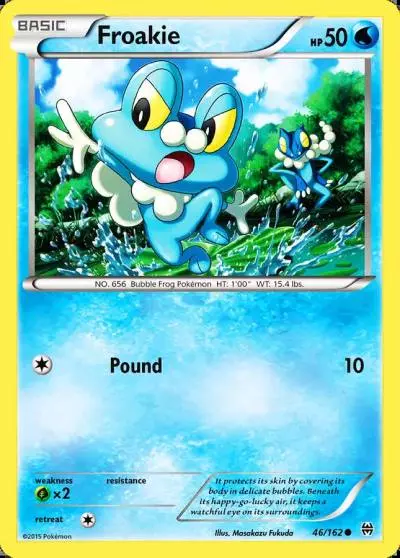 Froakie 46/162 BREAKthrough Pokemon card