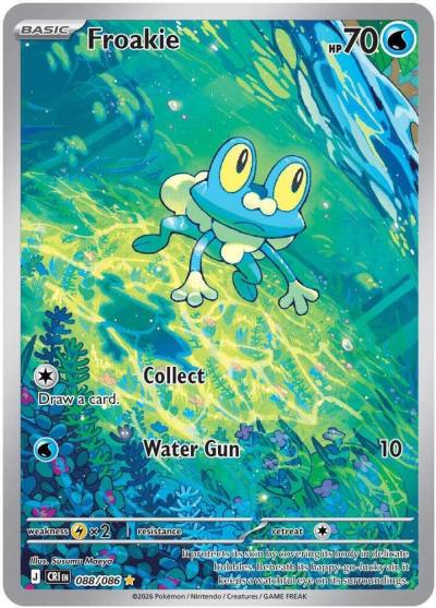 Froakie 88/86 Chaos Rising Pokemon card