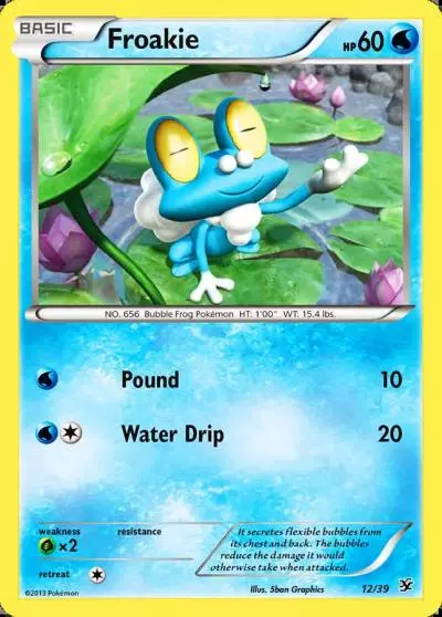 Froakie 12/39 Kalos Starter Set Pokemon card