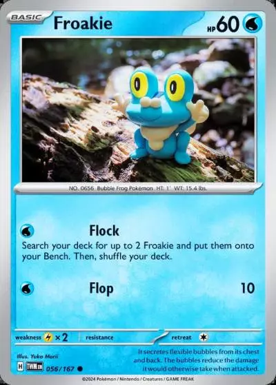 Froakie 56/167 Twilight Masquerade Pokemon card