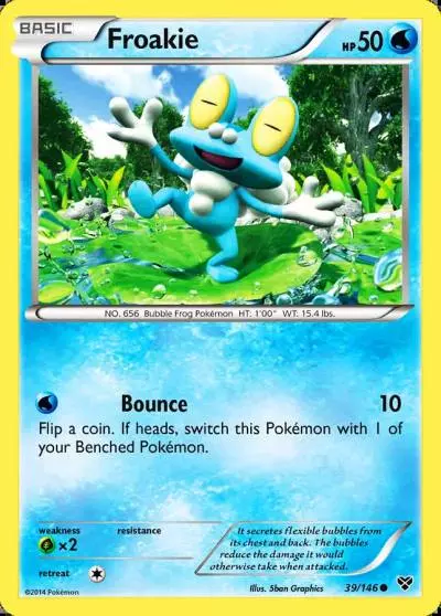 Froakie 39/146 XY Pokemon card