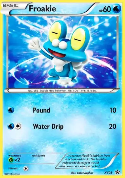 Froakie XY03/211 XY Black Star Promos Pokemon card