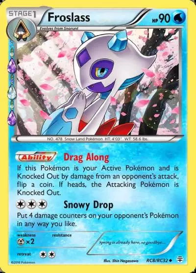 Froslass RC8/83 Generations Pokemon card