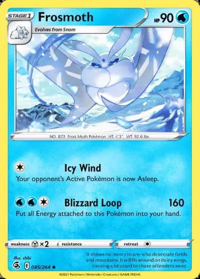 Frosmoth 85/264 Fusion Strike Pokemon card