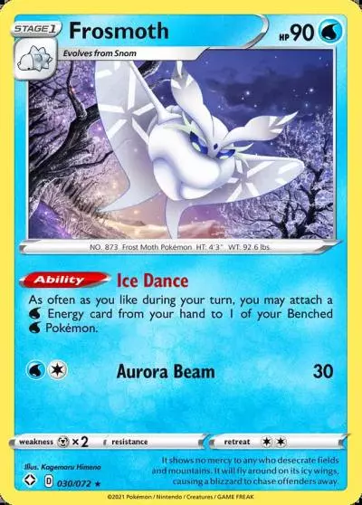 Frosmoth 30/72 Shining Fates Pokemon card