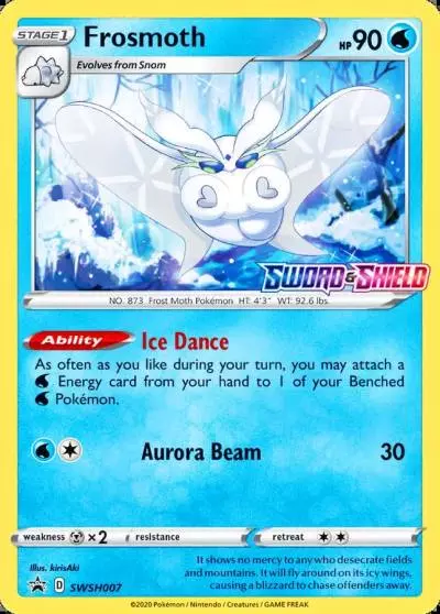 Frosmoth SWSH007/307 SWSH Black Star Promos Pokemon card