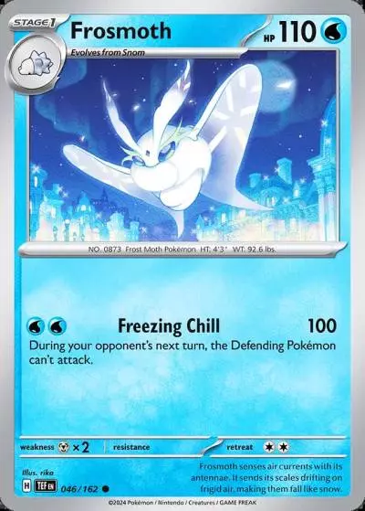 Frosmoth 46/162 Temporal Forces Pokemon card
