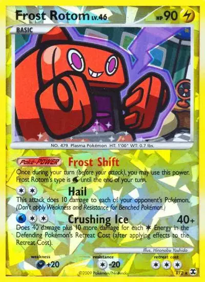 Frost Rotom RT2/111 Rising Rivals Pokemon card