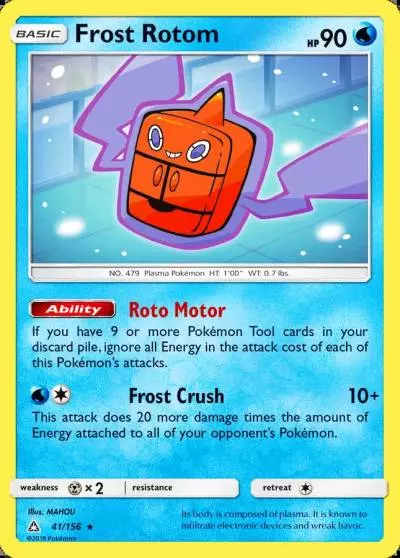 Frost Rotom 41/156 Ultra Prism Pokemon card