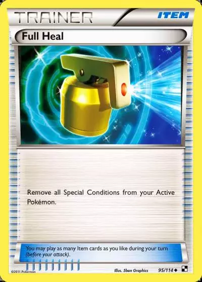 Full Heal 95/114 Black & White Pokemon card