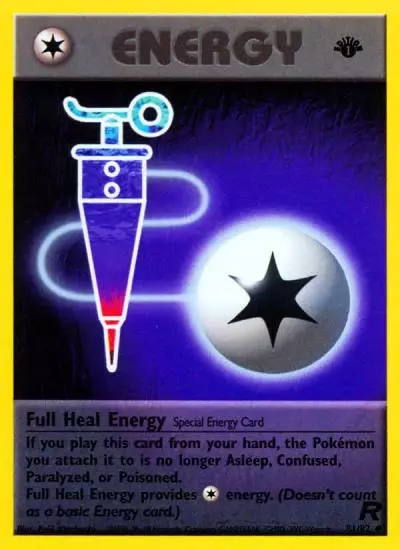 Full Heal Energy 81/82 Team Rocket Pokemon card