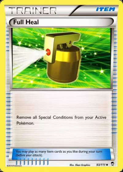Full Heal 93/111 Furious Fists Pokemon card