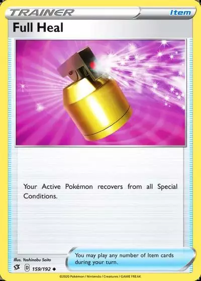 Full Heal 159/192 Rebel Clash Pokemon card