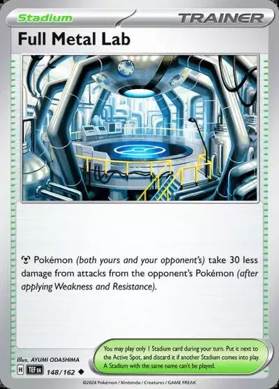 Full Metal Lab 148/162 Temporal Forces Pokemon card