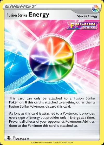 Fusion Strike Energy 244/264 Fusion Strike Pokemon card