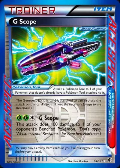 G Scope 93/101 Plasma Blast Pokemon card