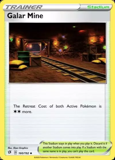 Galar Mine 160/192 Rebel Clash Pokemon card
