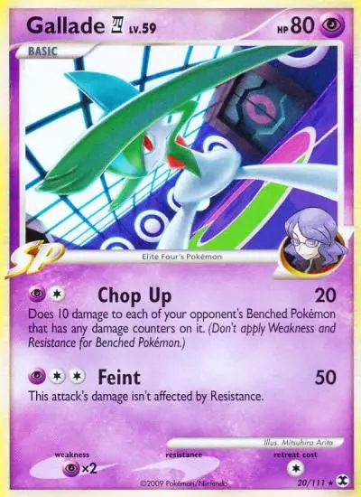 Gallade E4 20/111 Rising Rivals Pokemon card