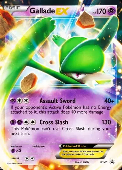 Gallade-EX XY45/211 XY Black Star Promos Pokemon card