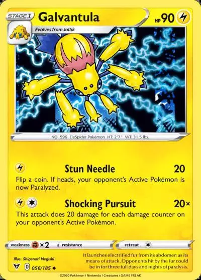 Galvantula 56/185 Vivid Voltage Pokemon card