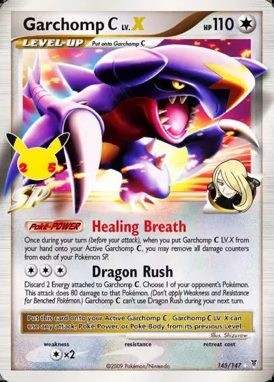 Garchomp C LV.X 145/25 Celebrations: Classic Collection Pokemon card