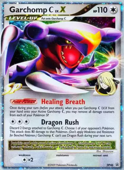 Garchomp C LV.X DP46/56 DP Black Star Promos Pokemon card