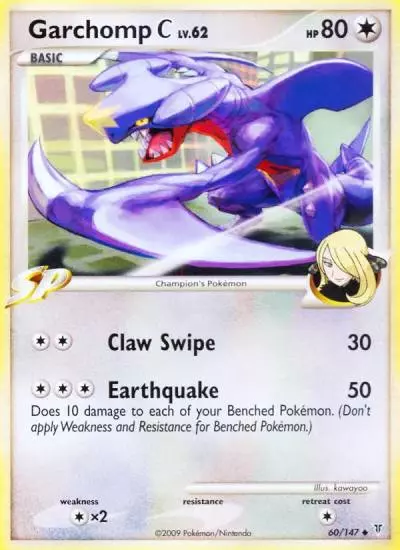 Garchomp C 60/147 Supreme Victors Pokemon card
