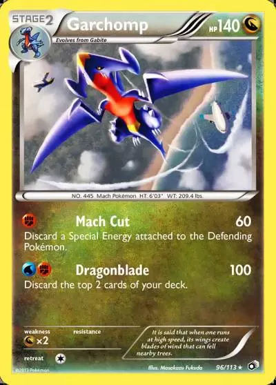 Garchomp 96/113 Legendary Treasures Pokemon card