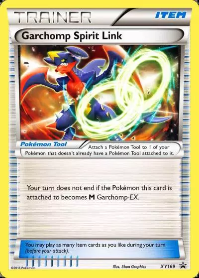 Garchomp Spirit Link XY169/211 XY Black Star Promos Pokemon card