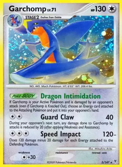 Garchomp 5/147 Supreme Victors Pokemon card
