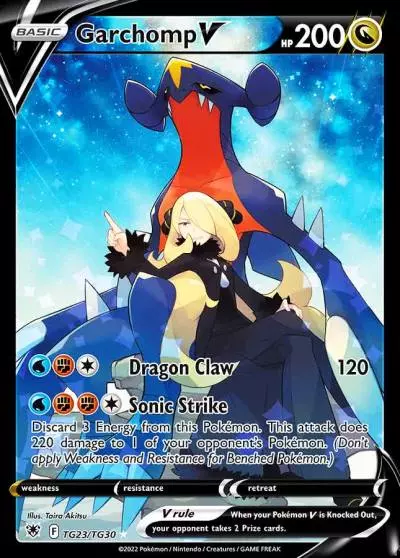 Garchomp V TG23/30 Astral Radiance Trainer Gallery Pokemon card