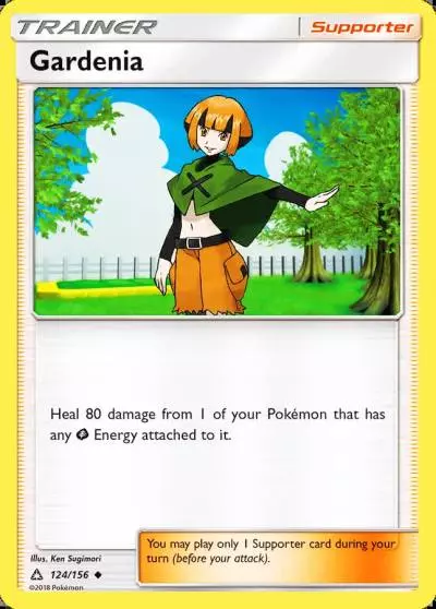 Gardenia 124/156 Ultra Prism Pokemon card