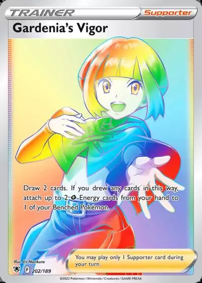 Gardenia's Vigor 202/189 Astral Radiance Pokemon card