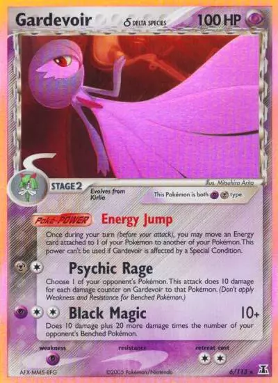 Gardevoir δ 6/113 Delta Species Pokemon card