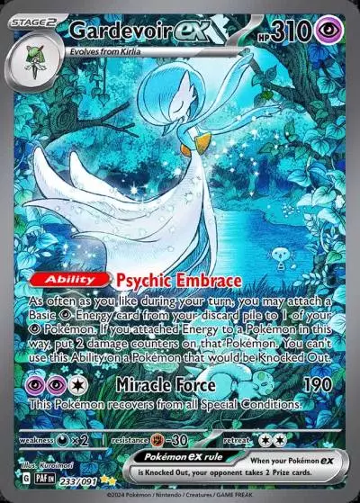Gardevoir ex 233/91 Paldean Fates Pokemon card