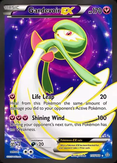 Gardevoir-EX 155/160 Primal Clash Pokemon card