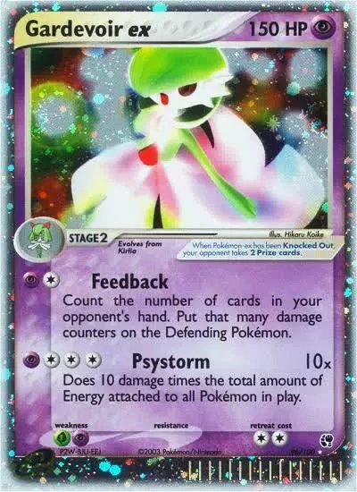 Gardevoir ex 96/100 Sandstorm Pokemon card