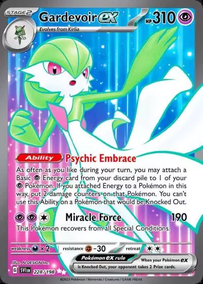 Gardevoir ex 228/198 Scarlet & Violet Pokemon card