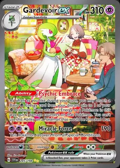 Gardevoir ex 245/198 Scarlet & Violet Pokemon card