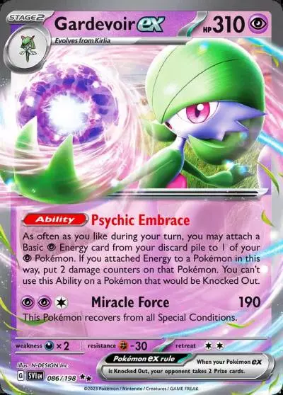 Gardevoir ex 86/198 Scarlet & Violet Pokemon card