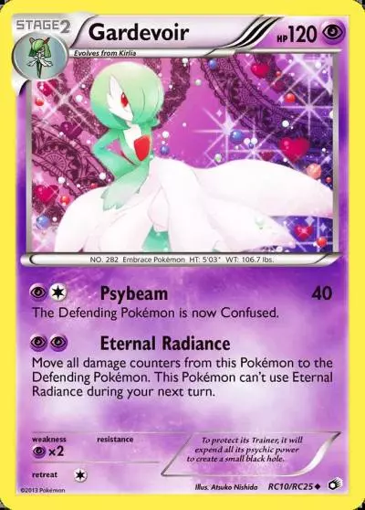 Gardevoir RC10/113 Legendary Treasures Pokemon card