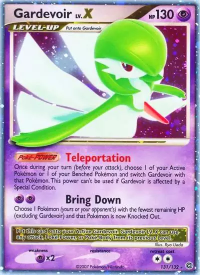 Gardevoir LV.X 131/132 Secret Wonders Pokemon card