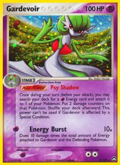 Gardevoir 9/108 Power Keepers Pokemon card
