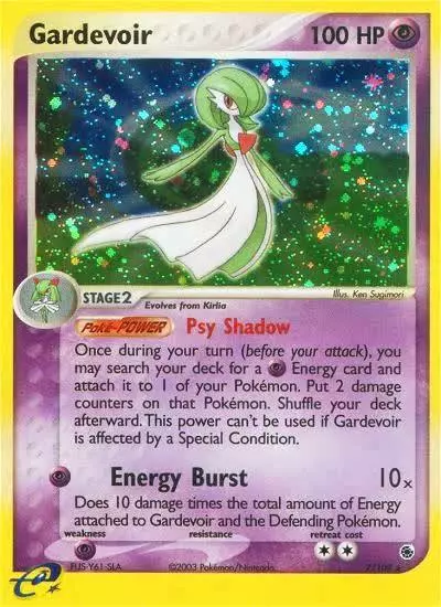 Gardevoir 7/109 Ruby & Sapphire Pokemon card