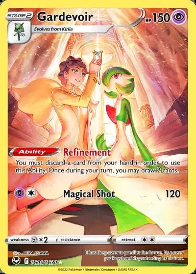 Gardevoir TG05/30 Silver Tempest Trainer Gallery Pokemon card